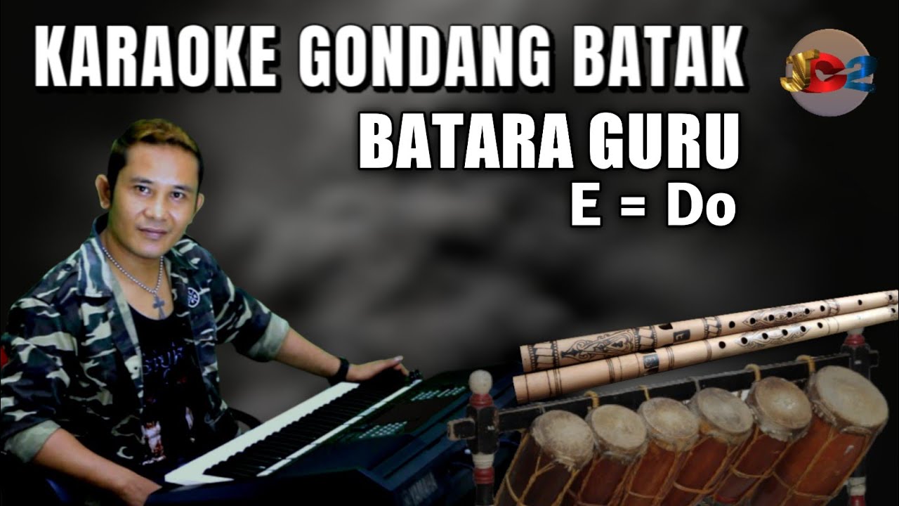 Gondang Batara Guru Versi Keyboard, E=Do - Karaoke Untuk Seruling - Gondang Batak Karaoke Keyboard
