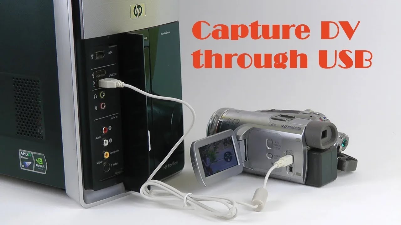 Как загрузить видео с видеокамеры MiniDV на компьютер используя USB