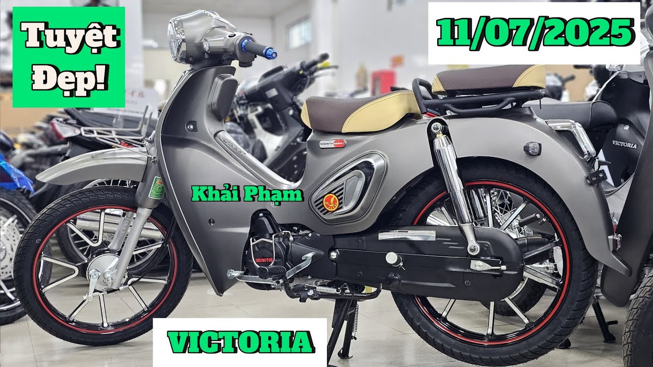 Super Cúp 50 Indonmoto của VICTORIA Xám Mờ quá đẹp + giá bán ngày 11/07/25.Khải Phạm #cup #50cc