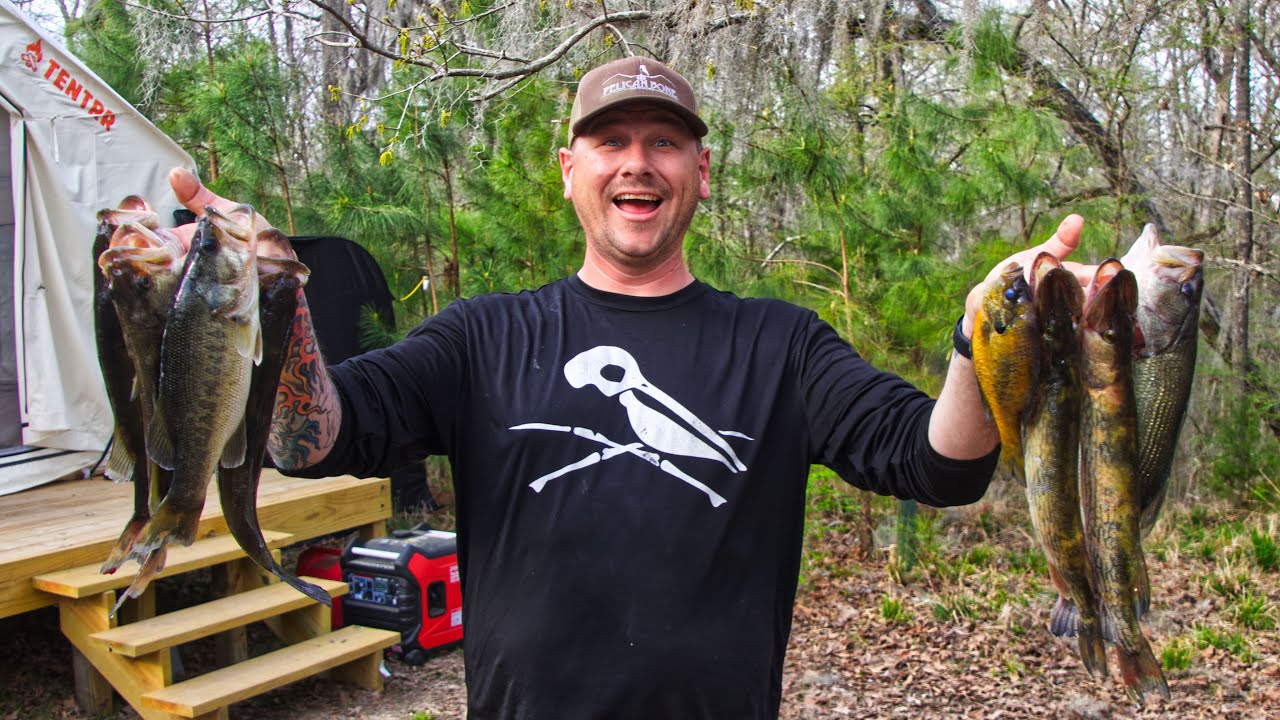 Figuring out the bass in Lake Chicot State Park, LA ( Catch, Clean, Cook )