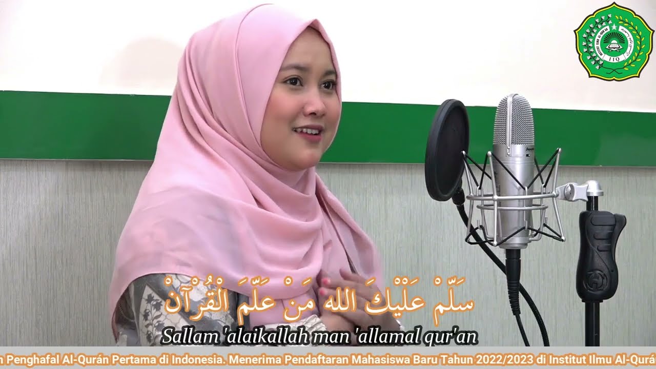 SHOLLA'ALAIKALLAH MAN NAZALAL QUR'AN || COVER NADA KHALILAH || IIQ JAKARTA
