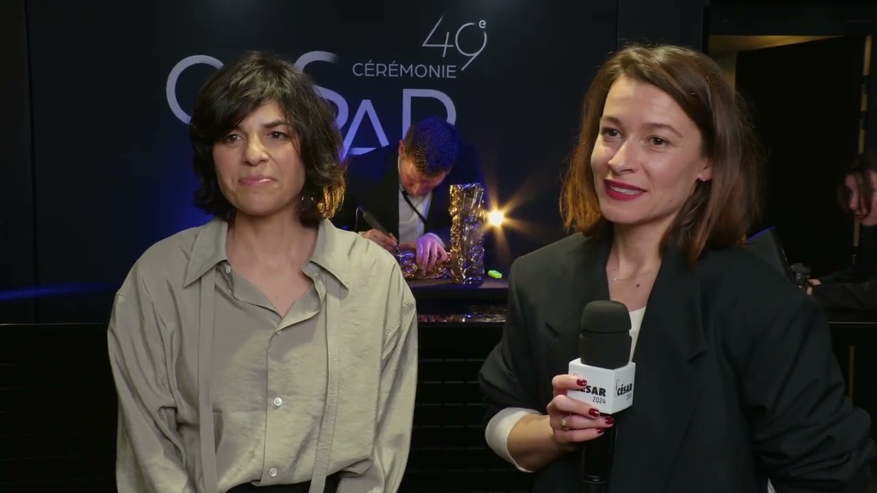 Cesar 2024 : Best fiction short film L'Attente (press room interview)