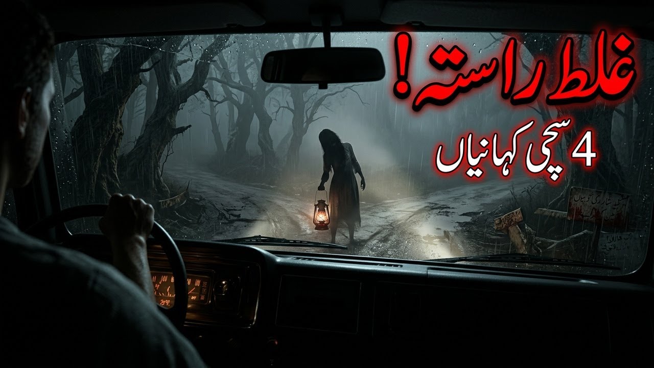 Ghalat Raasta: 4 True Trucker Horror Stories | Urdu Horror Stories | Hindi Horror Stories