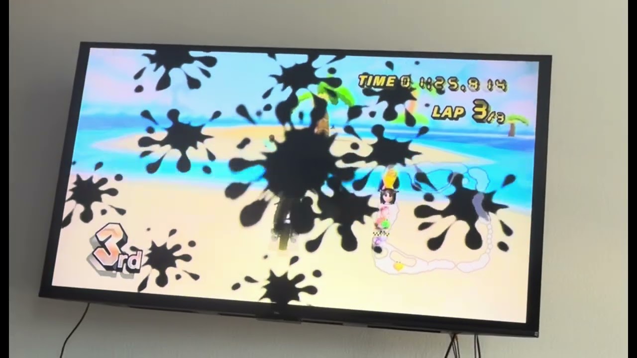 Mario kart Wii winning the mirror banana cup