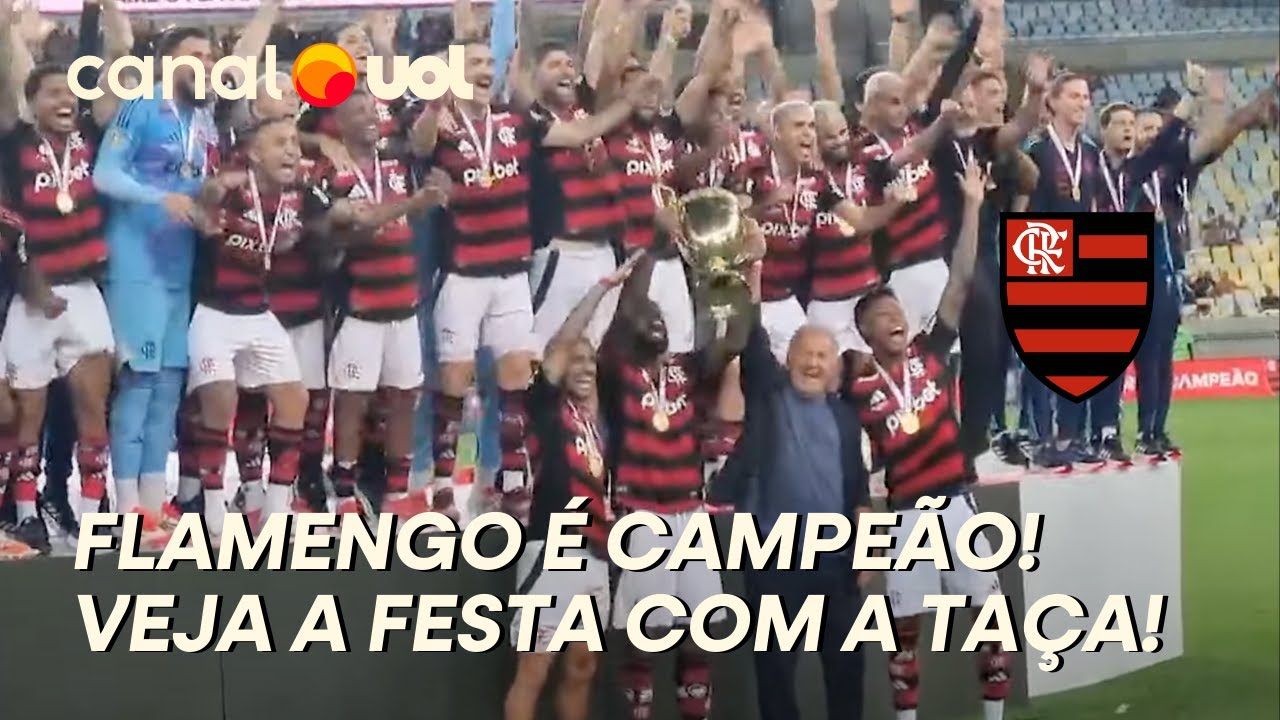 FLAMENGO É CAMPEÃO CARIOCA! VEJA O MOMENTO DA ENTREGA DA TAÇA COM A PRESENÇA DO ZICO!