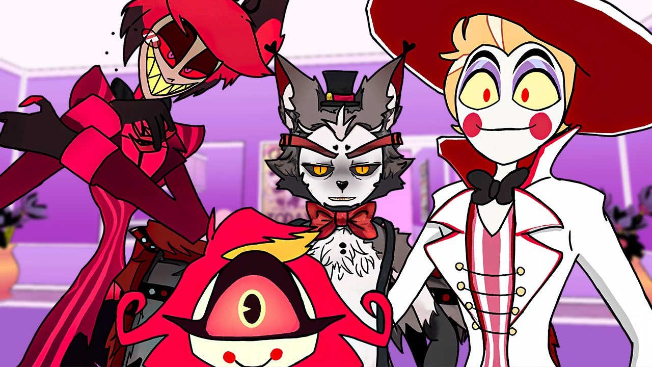 ALASTOR leva HUSKER ao veterinário com LUCIFER em HAZBIN HOTEL VR