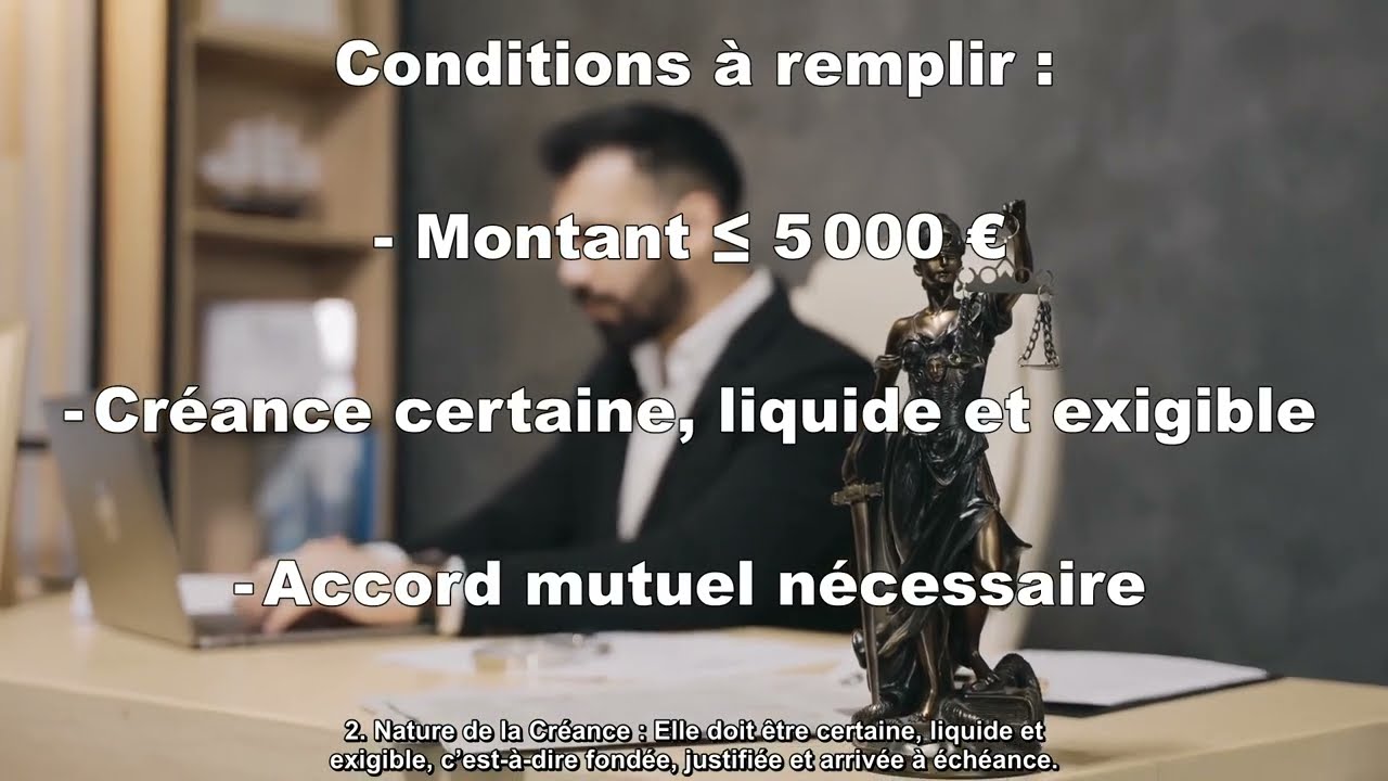 🎥 Proc&eacute;dure simplifi&eacute;e de Recouvrement des Petites Cr&eacute;ances 💼