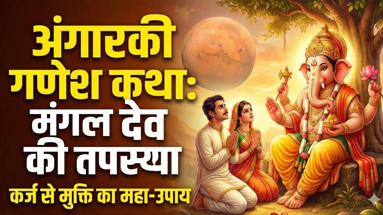अंगारकी गणेश चतुर्थी व्रत कथा | संकट चतुर्थी | कर्ज और संकटों से मुक्ति के लिए यह कथा जरूर सुनें