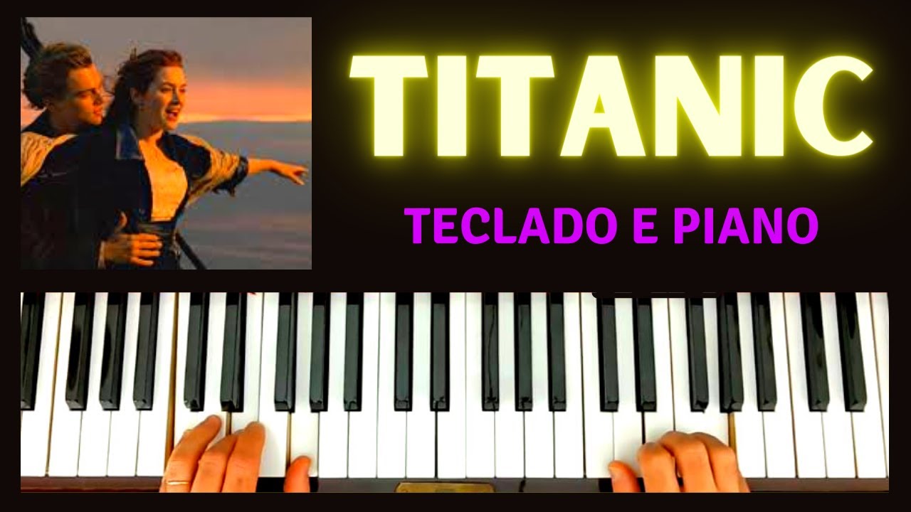 Como tocar Titanic no teclado ou no piano | Partitura em PDF | Simples e Fácil | My Heart Will Go On
