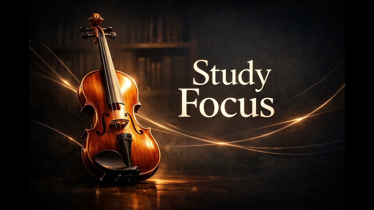 Study Focus Violin Instrumental | Concentration Luxury Background Music