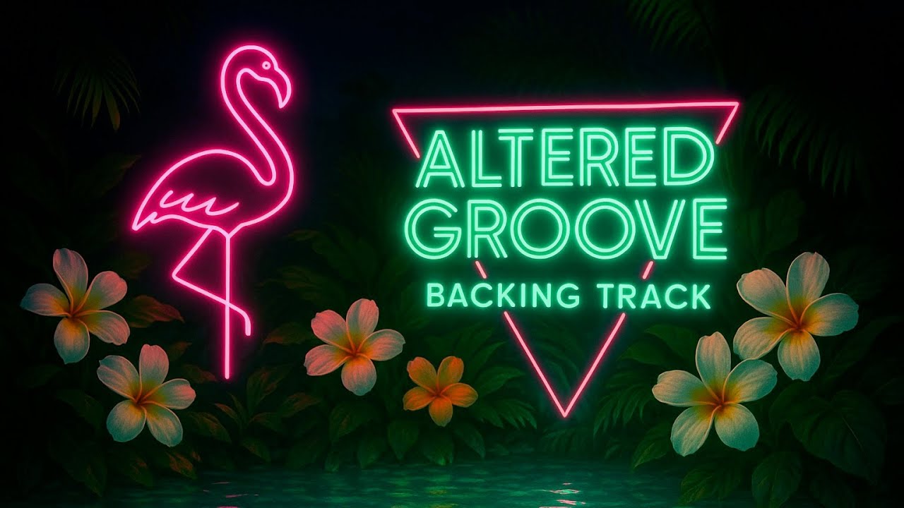 Altered Groove Backing Track – Mellow Funk Jam in Cmaj7 / G7alt | 100 BPM Play Along