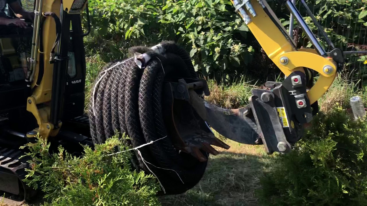 Zastosowanie zęba rwacego Yanmar Sv18