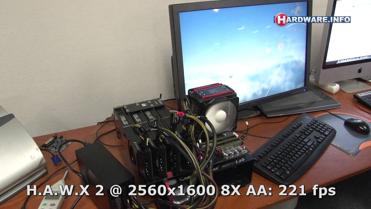 nVidia GeForce GTX 580 Quad SLI test