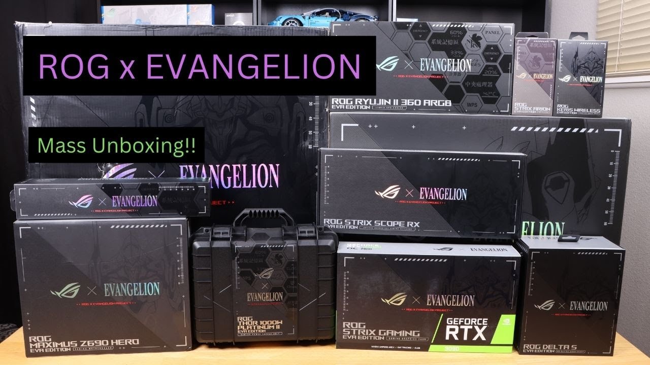 ROG x EVANGELION Mass Unboxing!!!