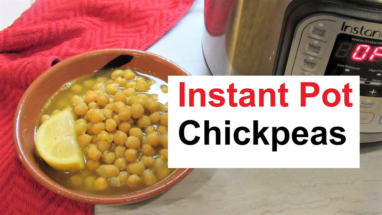 Instant Pot Chickpeas Iraqi Style / #Recipe440CFF