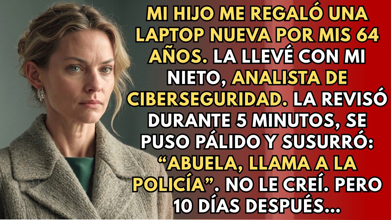 En Mi Cumpleaños, Mi Hijo Me Regaló una Laptop — Diez Días Después, la Policía se lo Llevó…