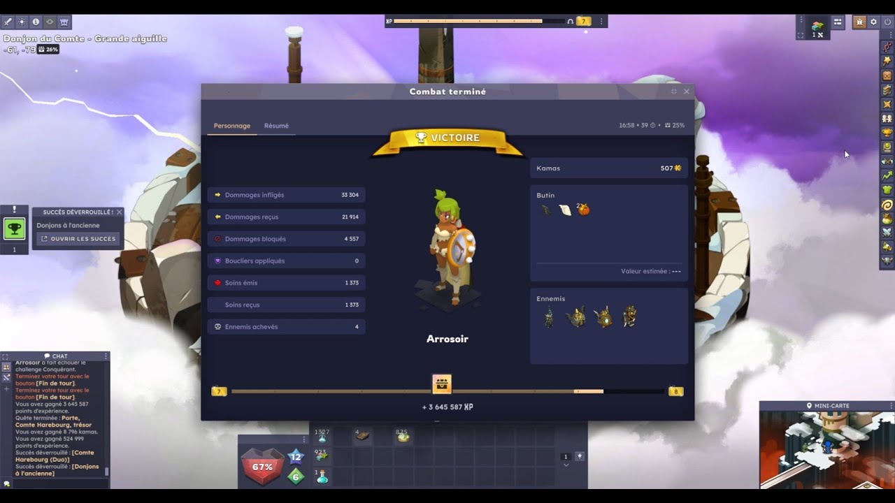 SOLOTAGE Comte Harebourg - Sadida DOFUS UNITY