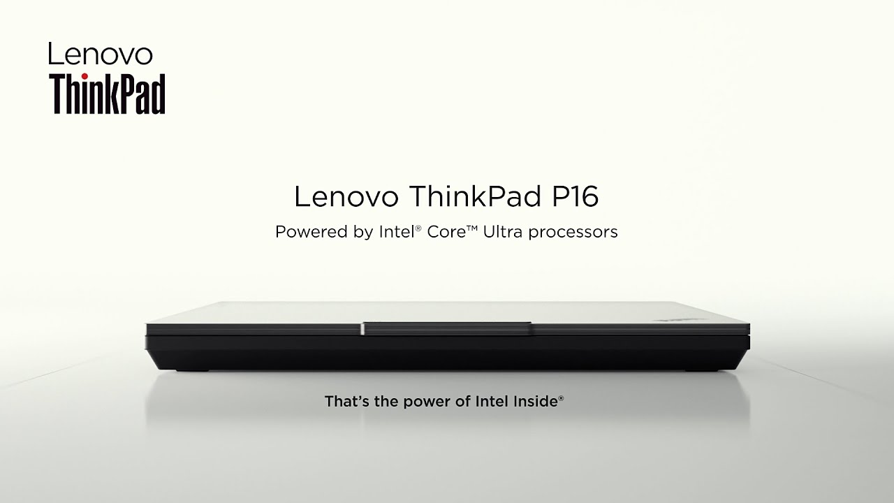 The Lenovo ThinkPad P16 Gen 3 - Powers AI Workloads On the Go