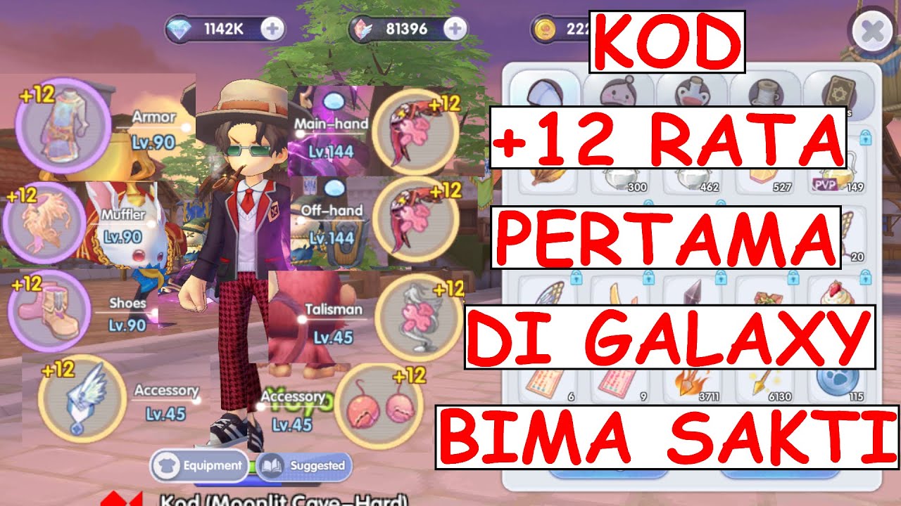 KOD +12 RATA PERTAMA DI GALAKSI BIMA SAKTI : RAGNAROK X NEXT GENERATION ROX