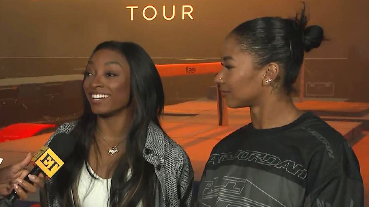 Jordan Chiles and Simone Biles on Celeb Fans, GOAT Tour and Manifesting Their Dreams!