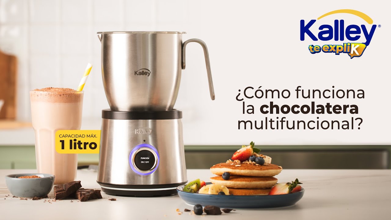 Chocolatera Kalley multifuncional: Descubre cómo usarla paso a paso