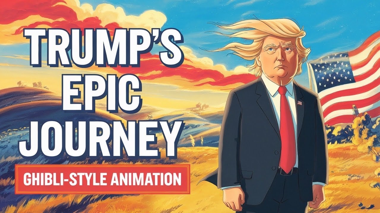 Trump&rsquo;s Epic American Odyssey: A Studio Ghibli-Style Animated Adventure!