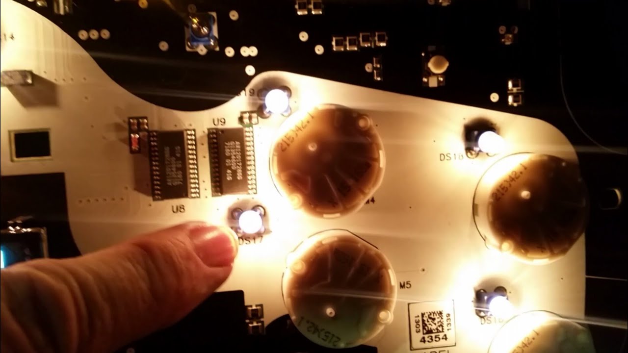 Instrument Cluster Back Lighting fixing. Trailblazer.