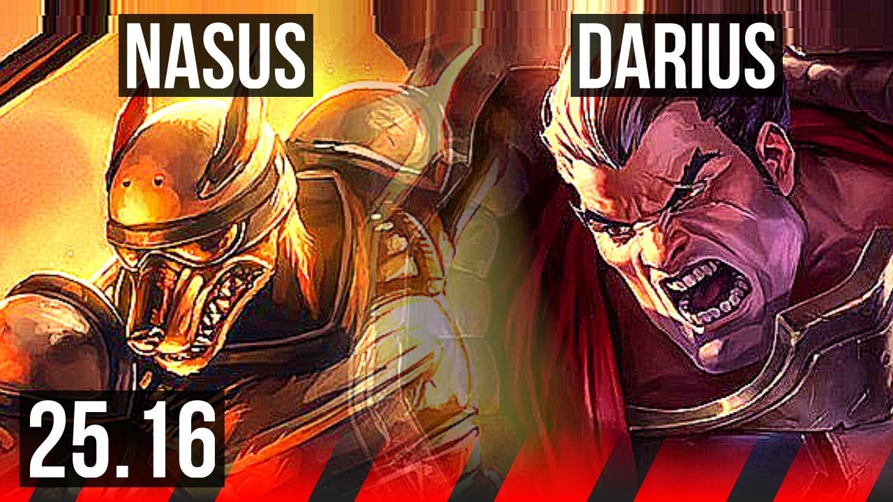 NASUS vs DARIUS (TOP) | 4/0/9, 1200+ games | NA Master | 25.16