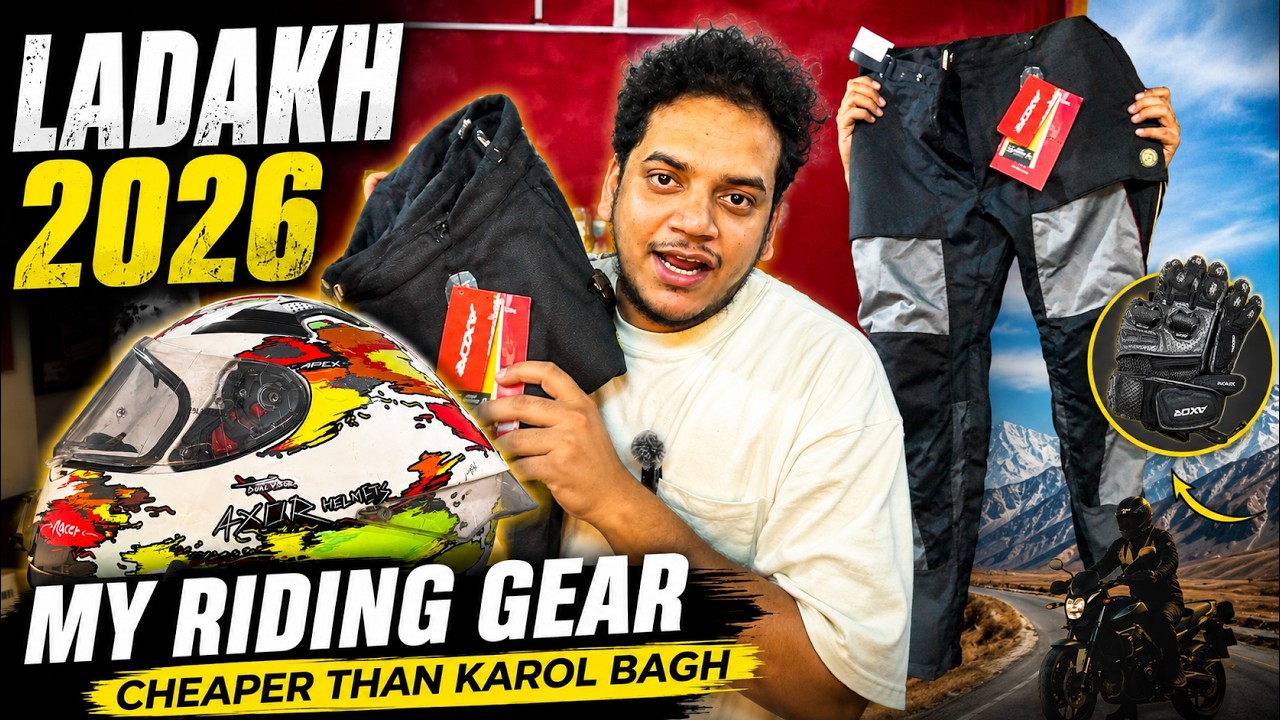 My Riding Gear for Ladakh 2026 | Cheaper Than Karol Bagh
