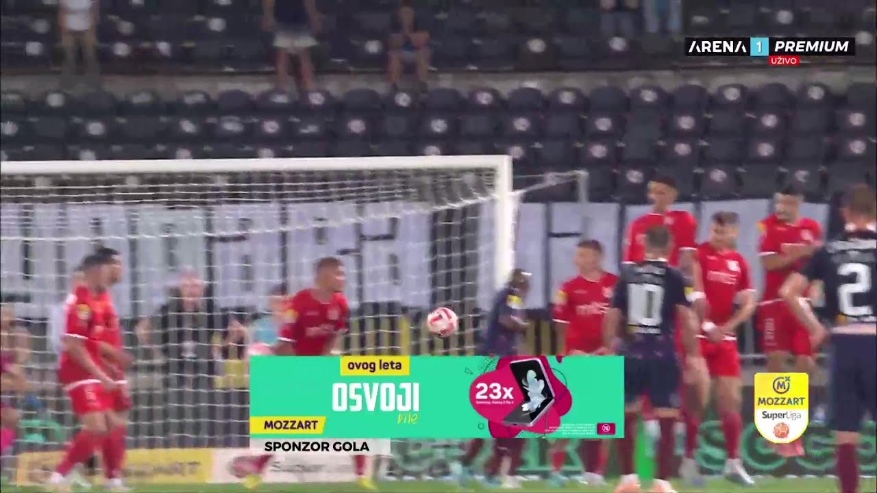 MOZZART BET SUPERLIGA SRBIJE (3. KOLO): Partizan - Radnički Niš 2:1 / 13.08.2023.