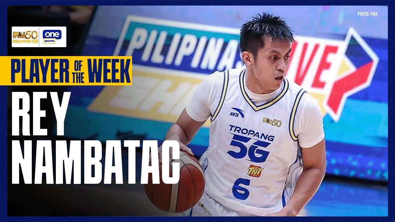 REY NAMBATAC HIGHLIGHTS | PLAYER OF THE WEEK | PBA SEASON 50 PHILIPPINE CUP