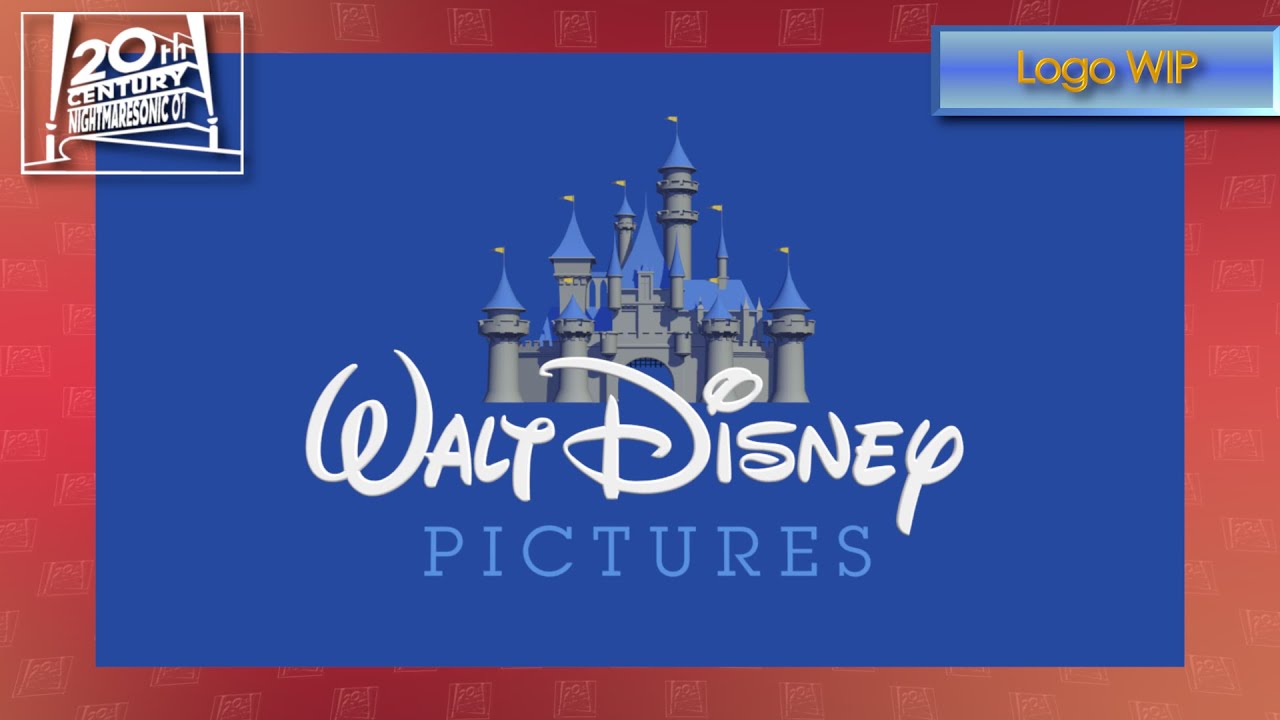 Walt Disney Pictures logo (1995-2007) (Pixar Style) Remake V5 (WIP #2)