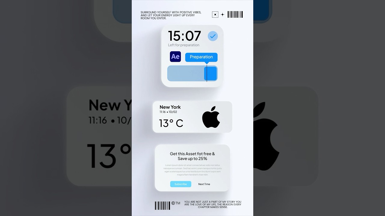 Create Motion Graphics Just Like Apple in After Effects