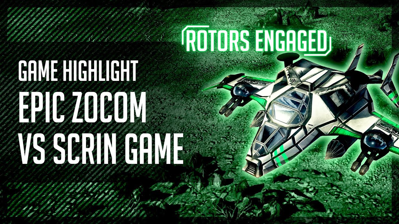 [C&C3: Kane's Wrath] Game Highlight - Epic ZOCOM Vs. Scrin Match