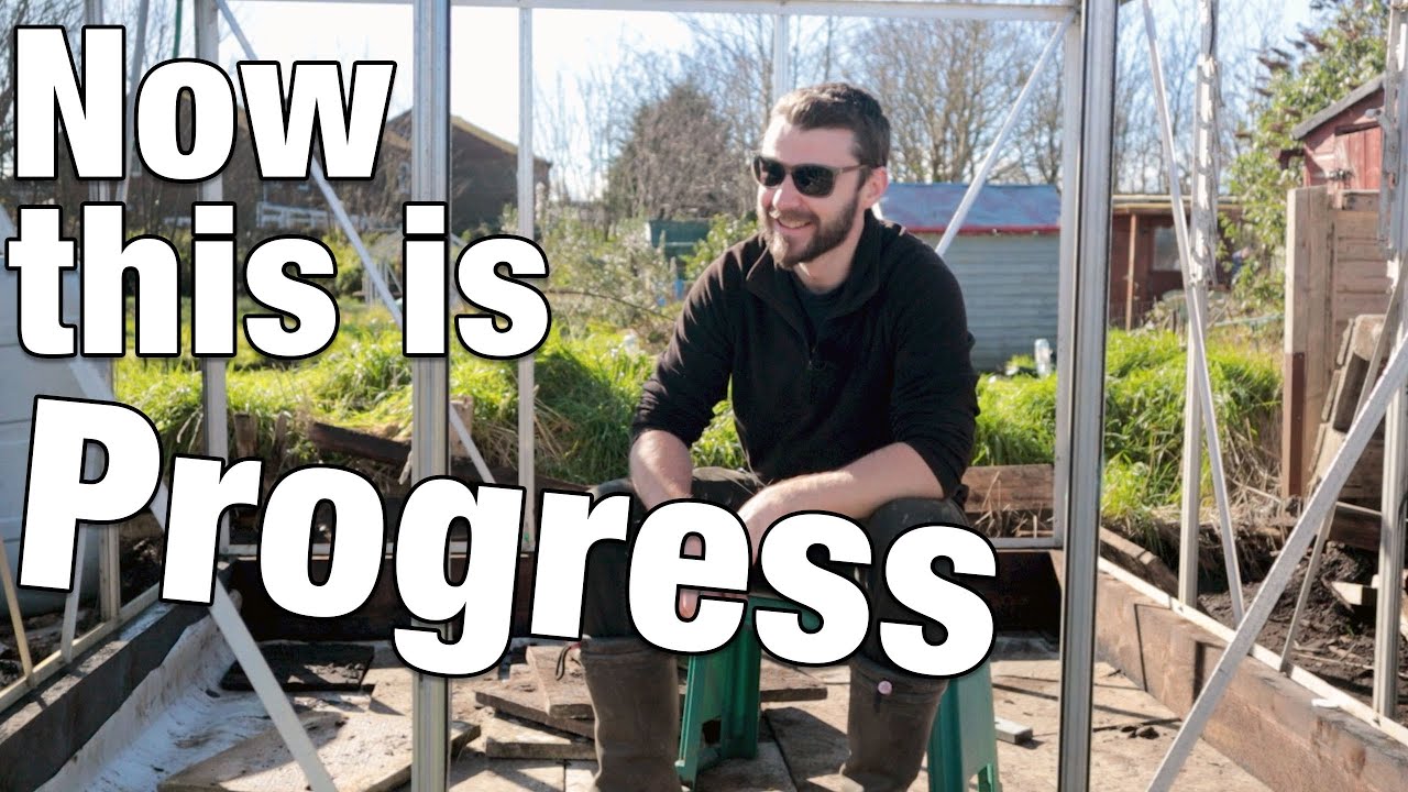 The Greenhouse Build is SO CLOSE to Being Finished... [Part 4]
