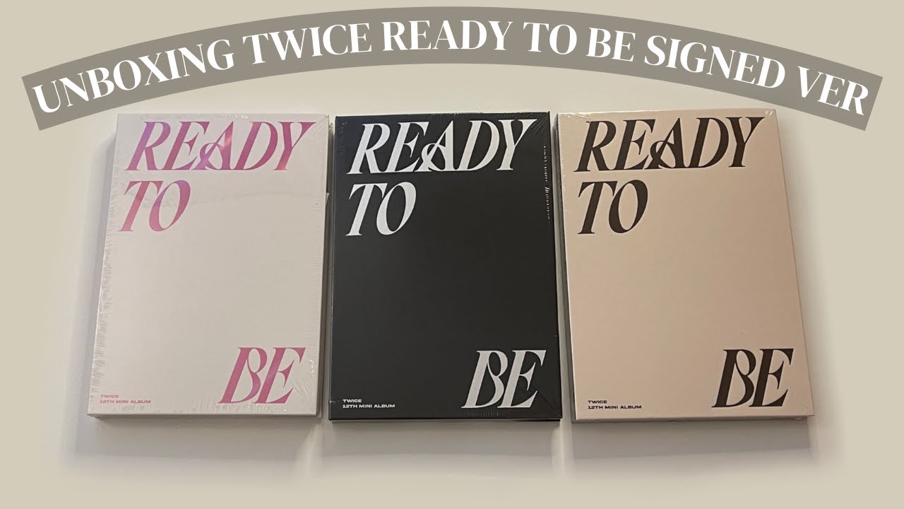 【 unboxing TWICE 