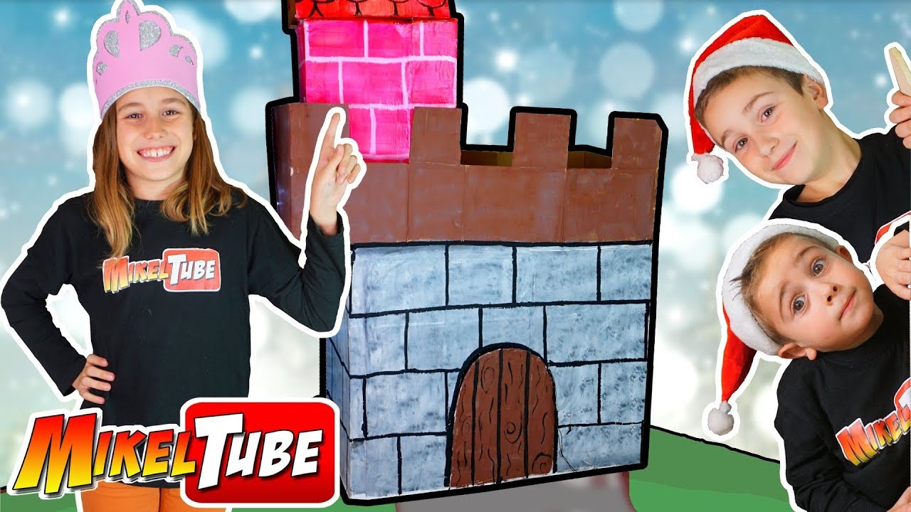 Lola Amplia el Castillo de Carton y lo decoramos para Navidad