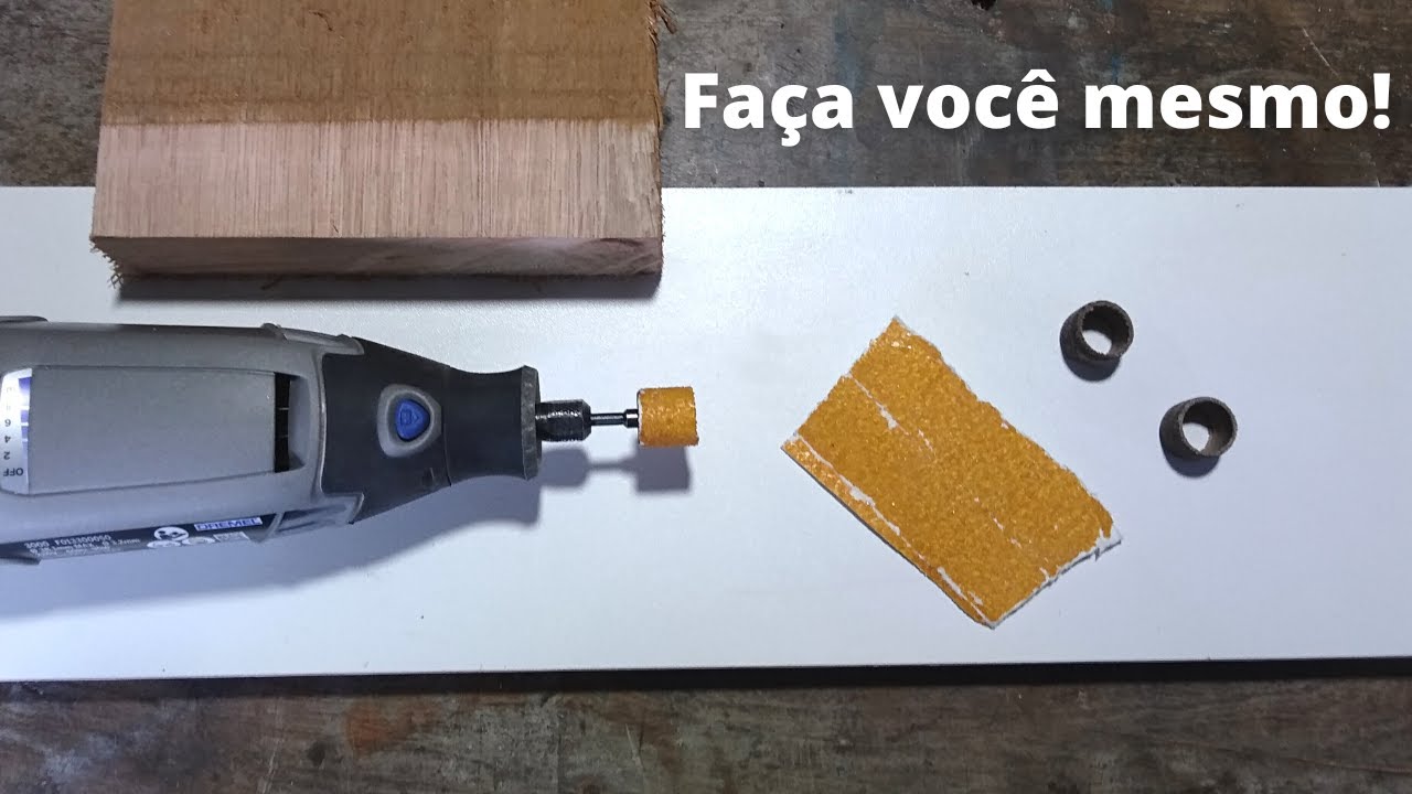 COMO FAZER LIXA PARA MICRO RETÍFICA DE FORMA RÁPIDA