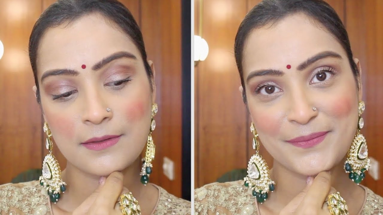 Festive Makeup Using Just 4 Products Using @SwissBeautyCosmetics 