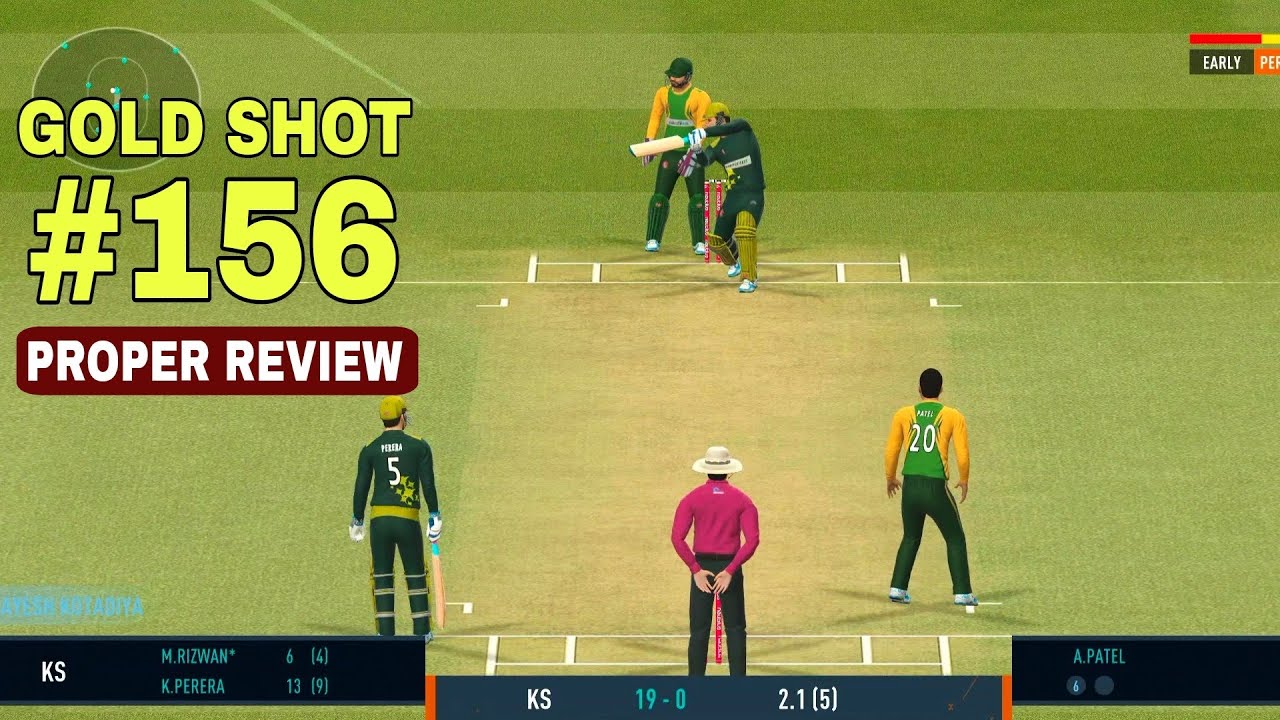 Best Gold Shot 156 Complete Review With Tips | Real Cricket 24