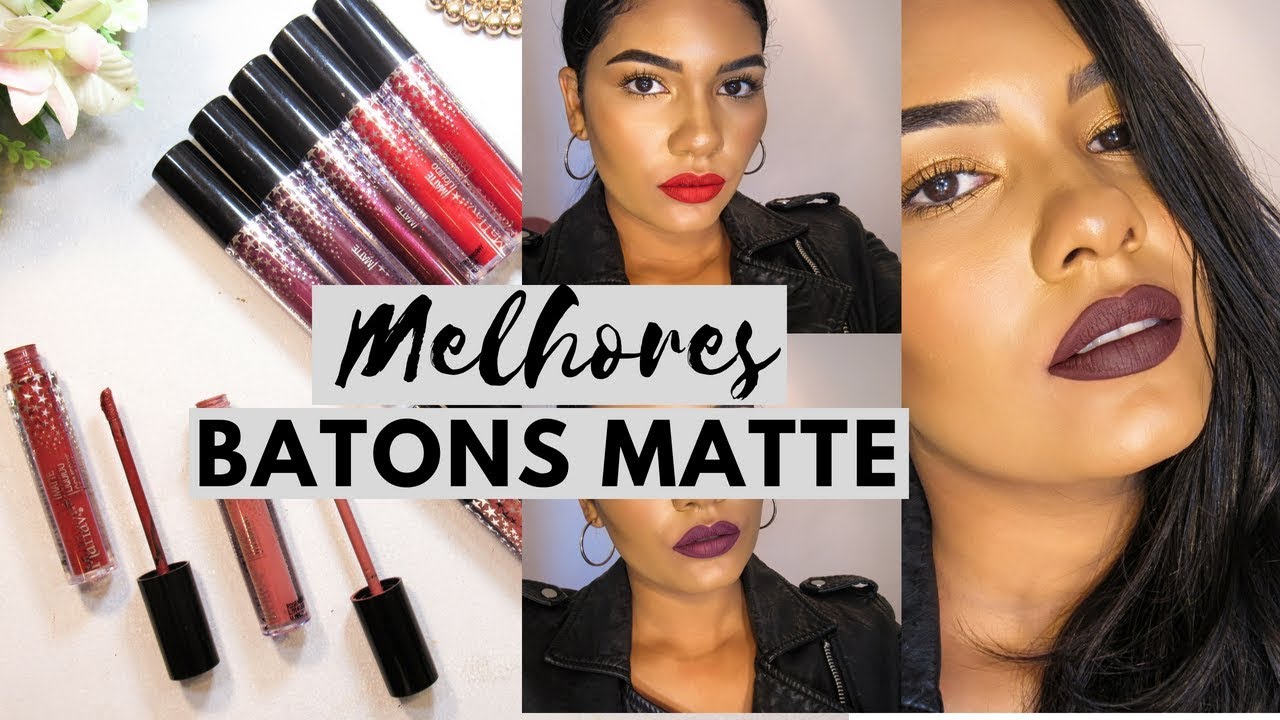 MELHORES BATONS LÍQUIDOS MATTE QUE JÁ TESTEI!!!