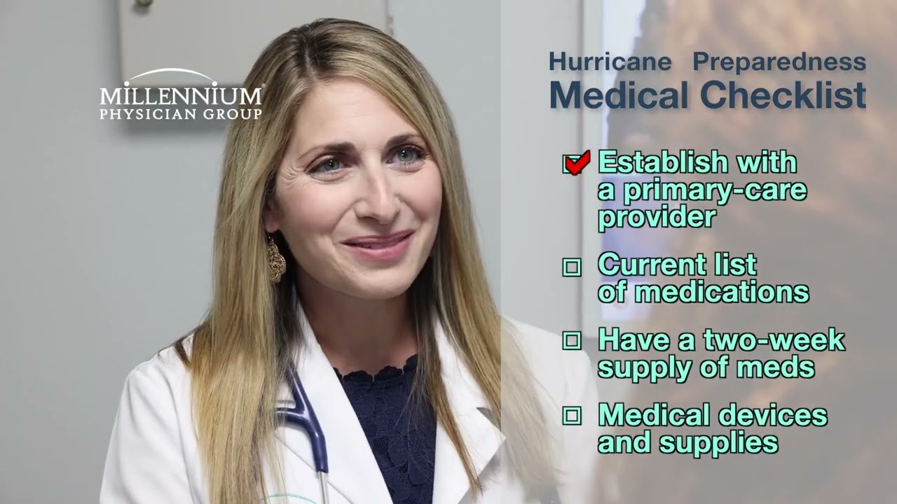 Hurricane Season Medical Checklist