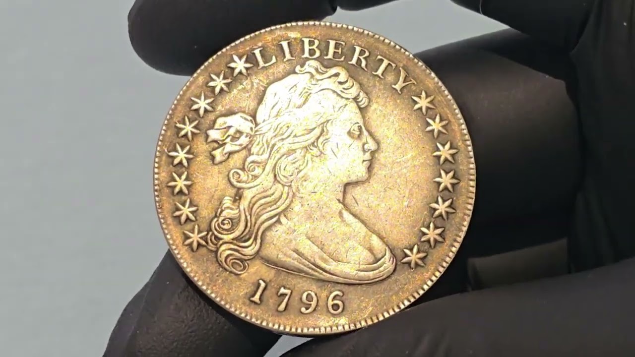 1796 DRAPED BUST SILVER DOLLAR COIN || AMERICA  #money #collection #coincollecting #currency #coin