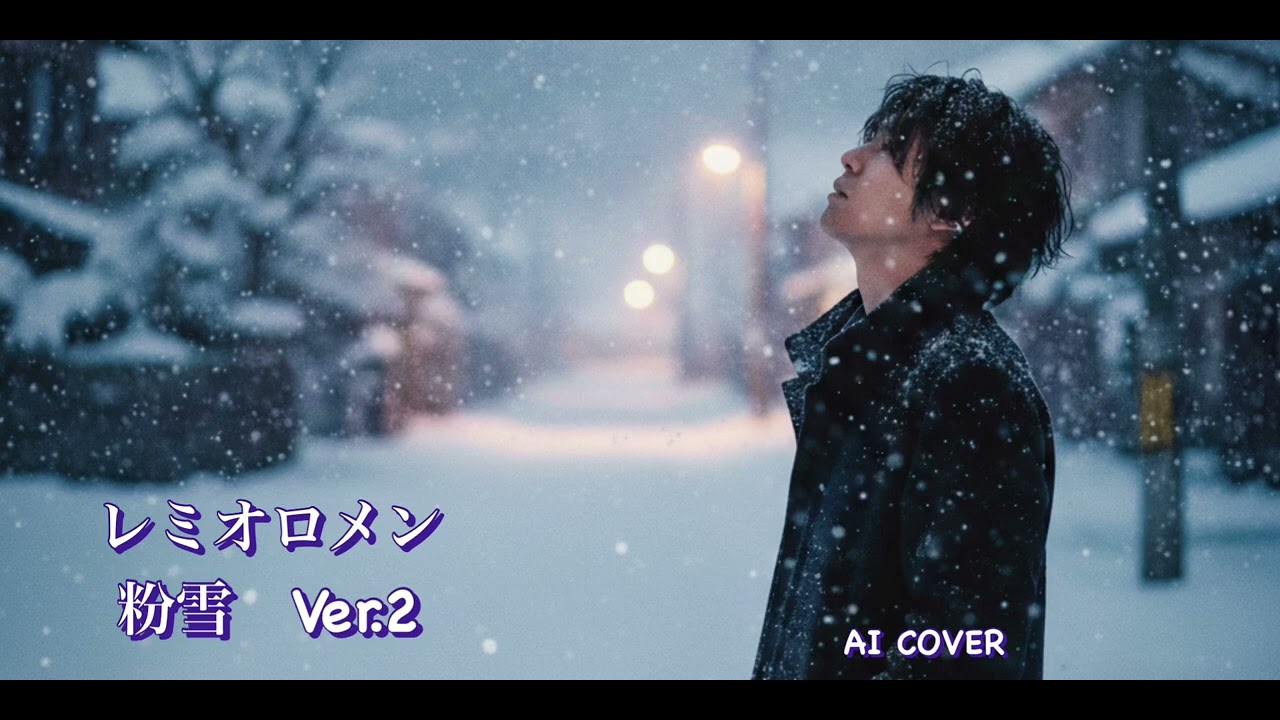 レミオロメン　粉雪　AI COVER