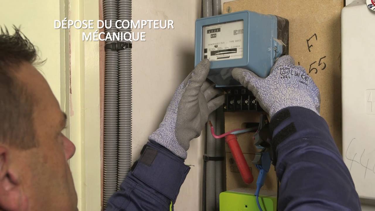 Pose du compteur Linky par ENEDIS