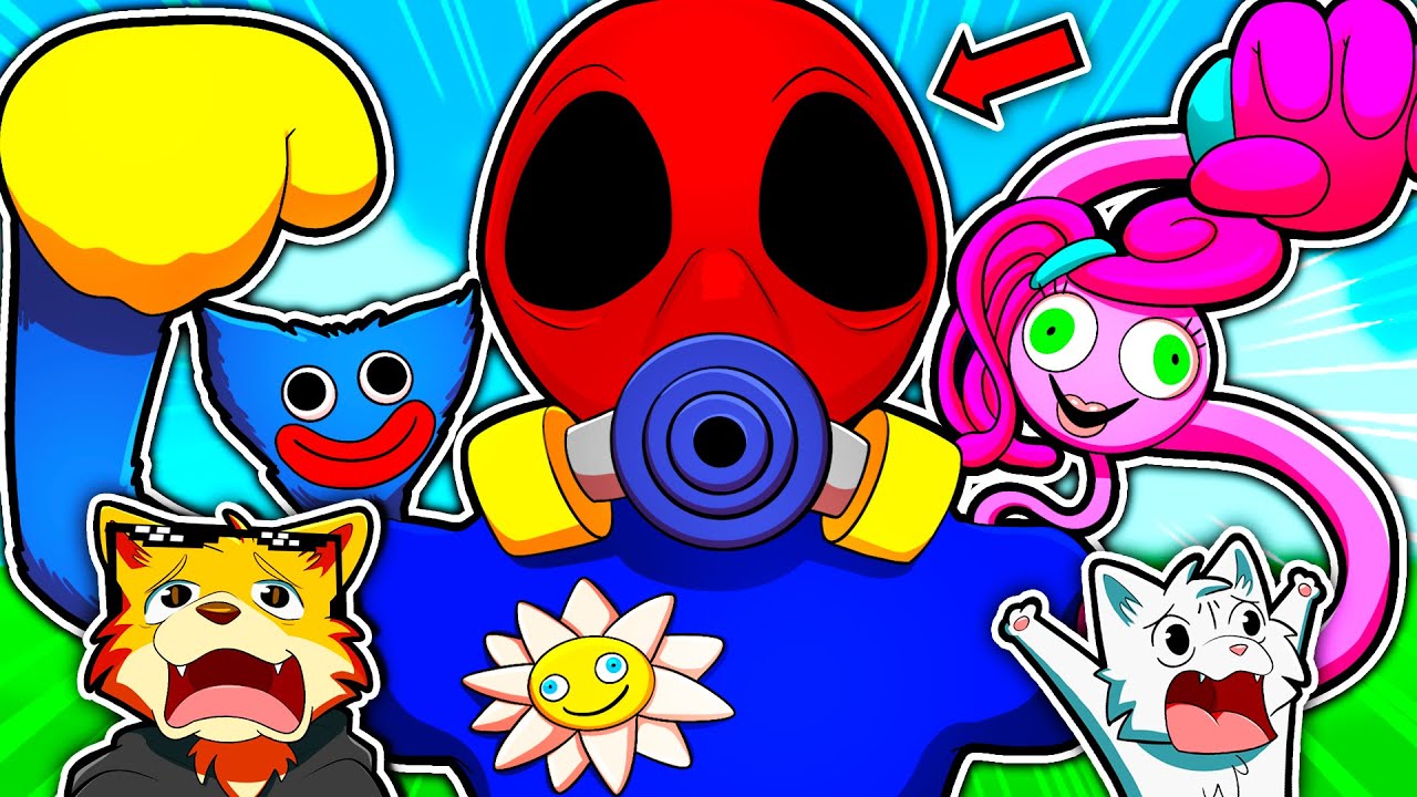 CACCIA ALLA FUSIONE SEGRETA DEI MOSTRI DI POPPY PLAYTIME SU GMOD CON DRCAT! HA DISTRUTTO LA CITTÀ?!