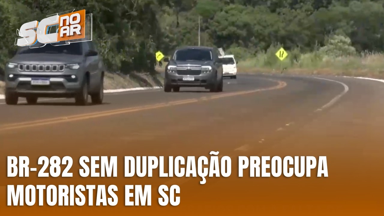 Motoristas cobram duplicação da BR-282 em Santa Catarina
