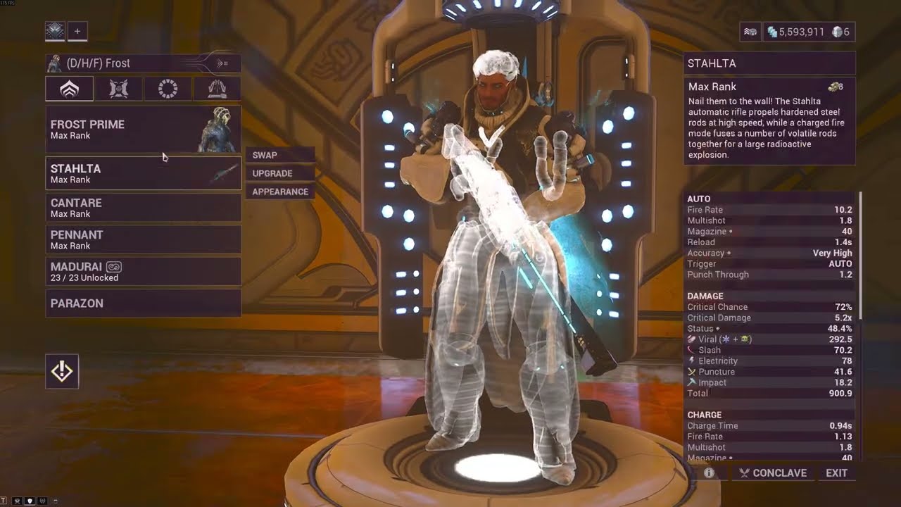 170M Red Crit Frost Build
