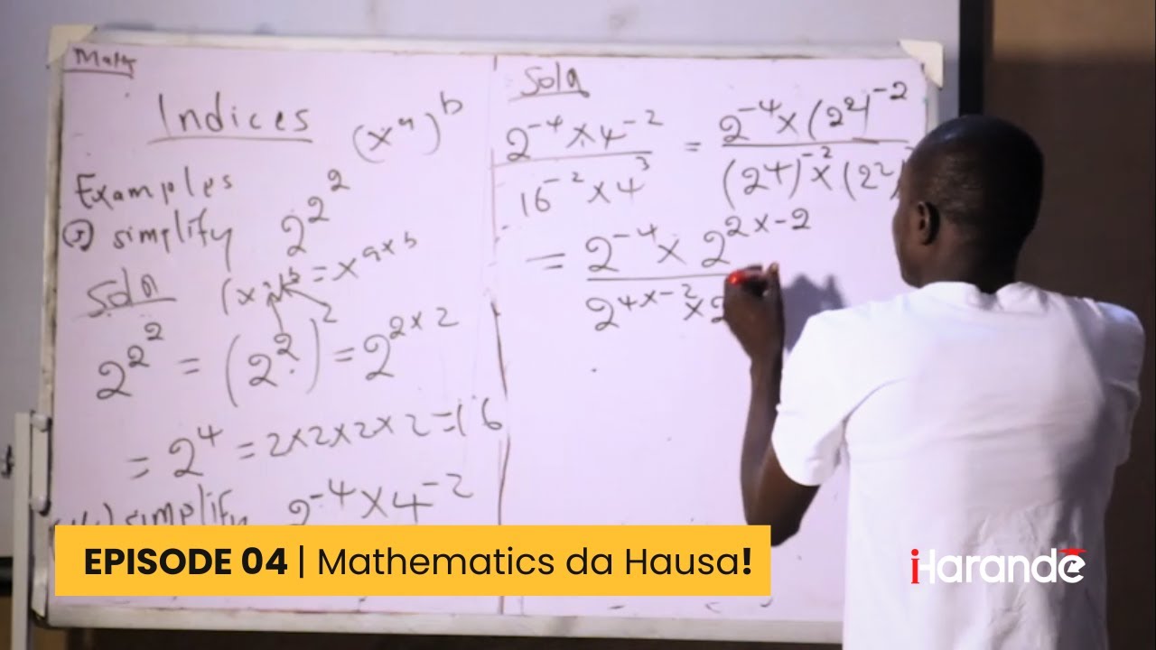 Mathematics da Harshen Hausa | Episode (04)