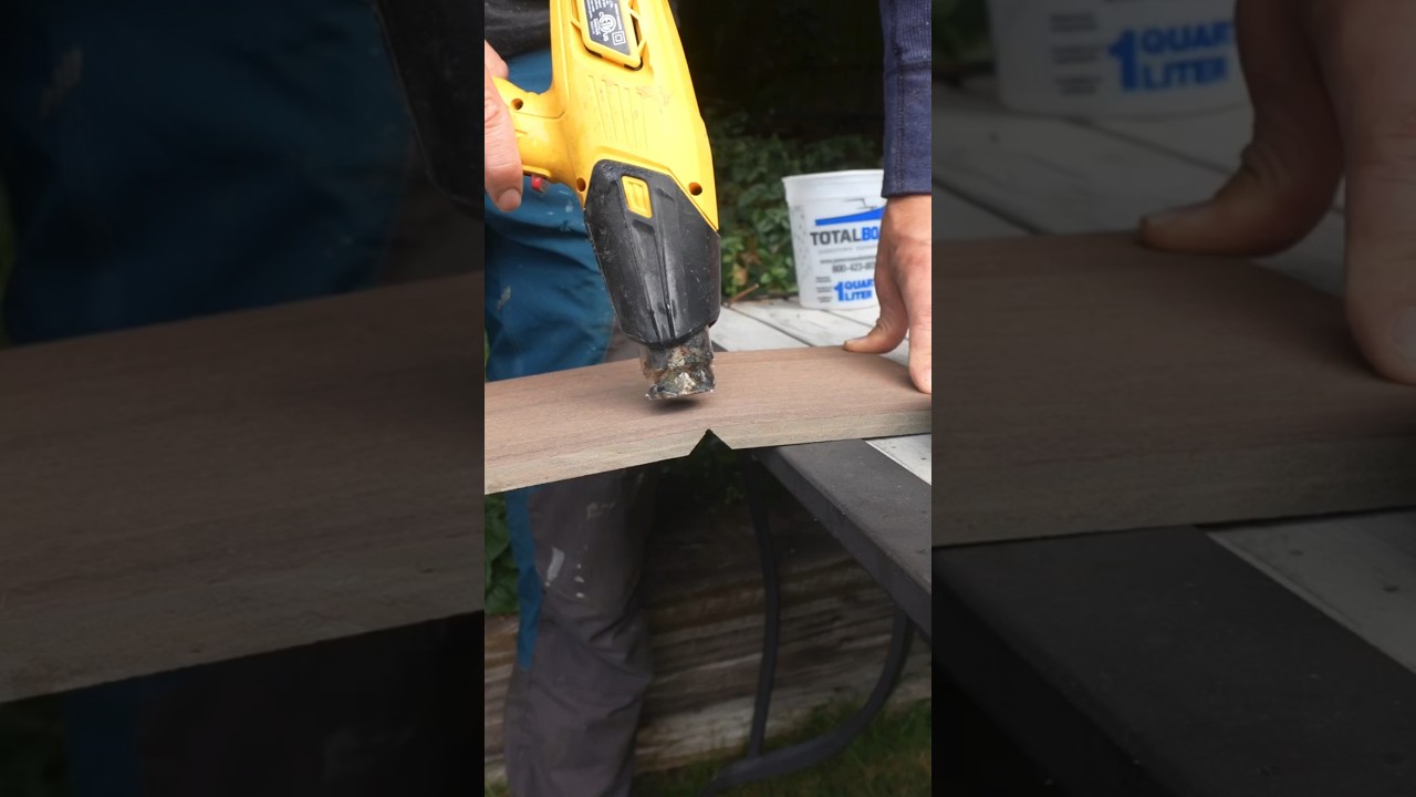 Perfect Deck Fascia Corner! #deckbuilding #tipsandtricks #shorts